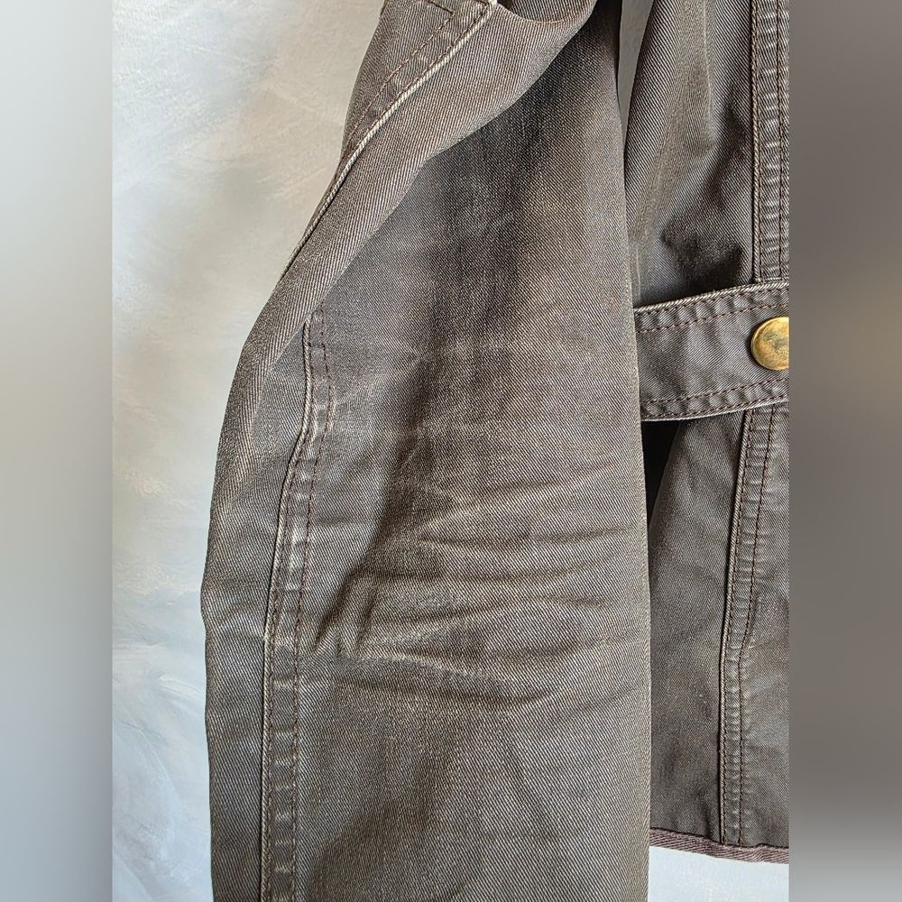 J.Crew Women's The Downtown Field Jacket Green Size XS Distressed - Picture 6 of 11